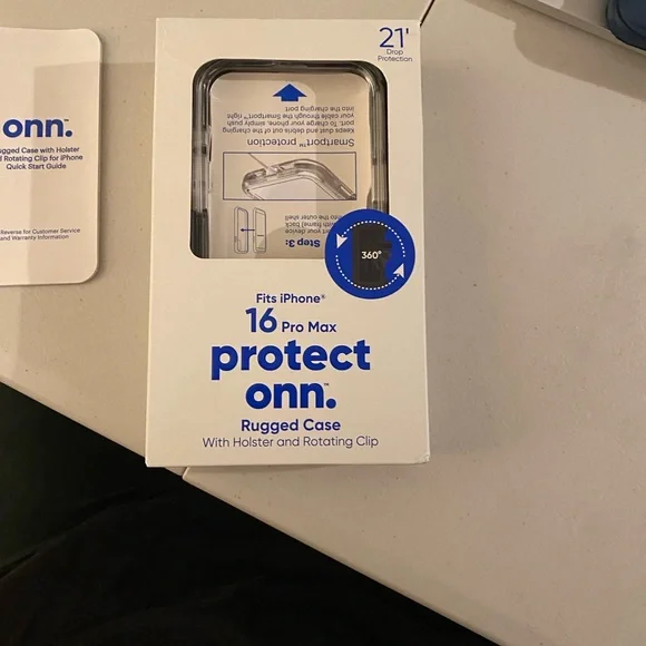 ONN Rugged Case for iPhone 16 Pro Max - - Picture 1 of 2